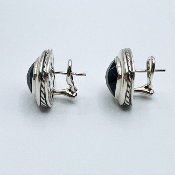 DAVID YURMAN
Sterling Silver Black Onyx 11mm Albion Earrings - Picture 11 of 12